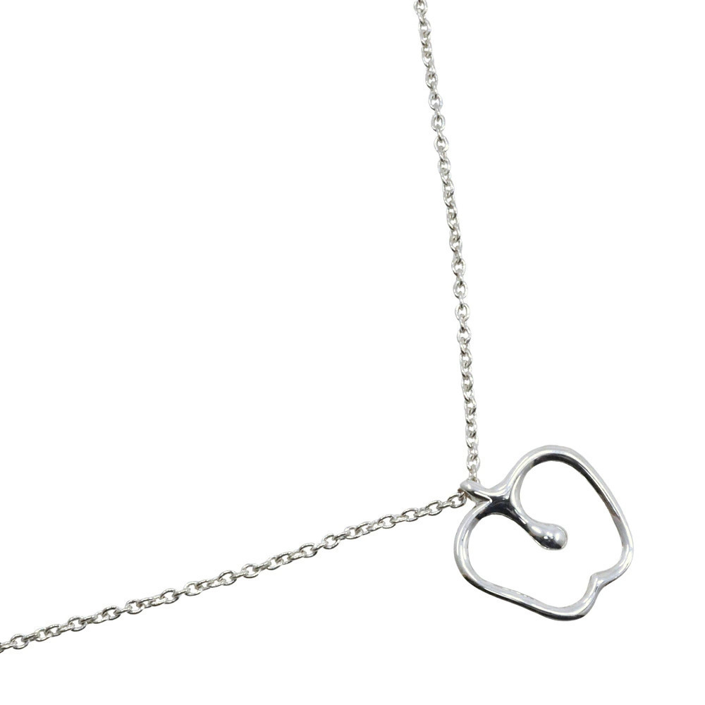 Tiffany Co Apple Necklace Elsa Peretti Sterling Silver